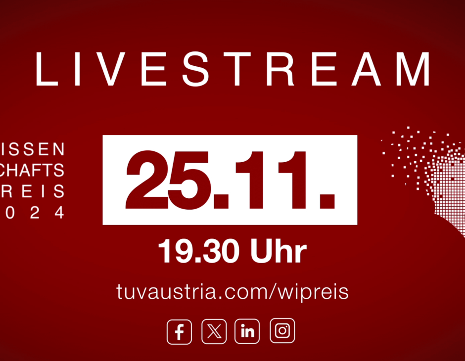 TÜV AUSTRIA #WiPreis LIVE STREAM 25.11.2024 ab 1930 Uhr auf wipreis.tuvaustria.com